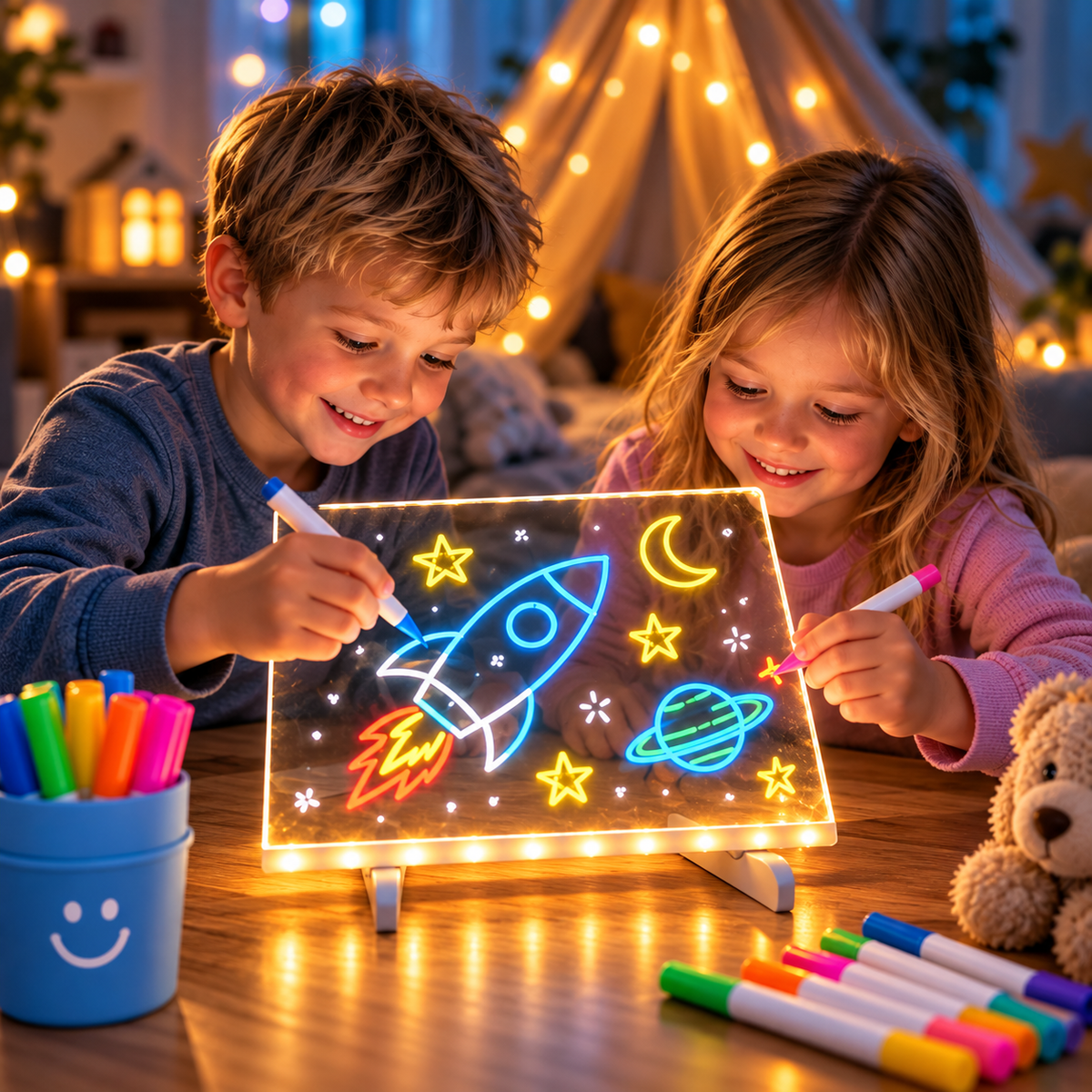 Glowy - LED-ritbräda som får varje teckning att lysa