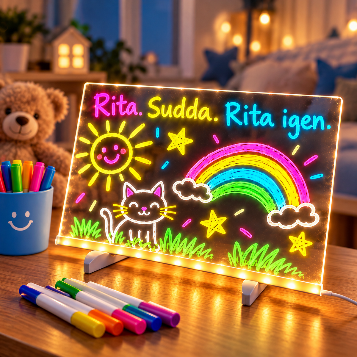 Glowy - LED-ritbräda som får varje teckning att lysa