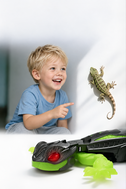 Gecko Rex – Fjärrstyrd Väggklättrande Robotödla